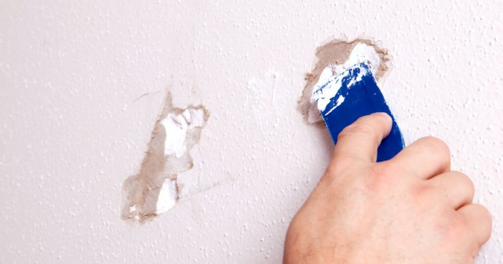 como tapar buraco na parede eficiente
