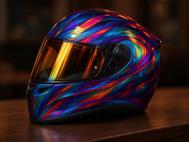 tinta para pintar capacete​ brilhante